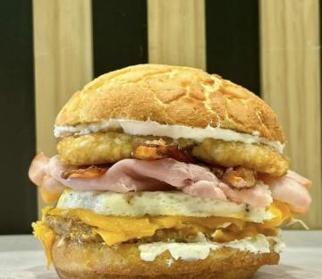 Ghost Sando Shop: XL and XXL Sandwiches on Dutch Crunch Bread!